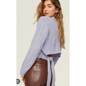 Rails Amy Sweater Lavender Tie Back Small